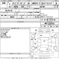 Honda STEP WAGON лот № 348 оценка R  с аукциона в Японии 2