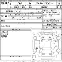Mazda CX-5 лот № 30034 оценка R  с аукциона в Японии 2
