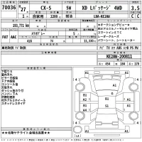 Mazda CX-5 лот № 70036 оценка 3.5  с аукциона в Японии 2