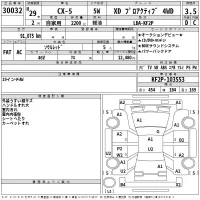 Mazda CX-5 лот № 30032 оценка 3.5  с аукциона в Японии 2