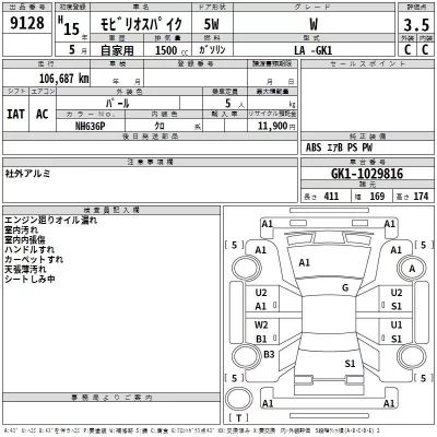 Honda SPIKE  с аукциона в Японии