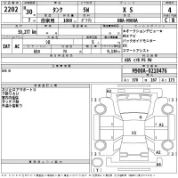 Toyota TANK лот № 2202 оценка 4  с аукциона в Японии 2