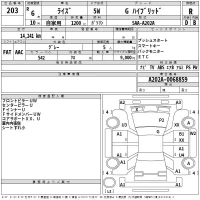 Toyota RAIZE лот № 203 оценка R  с аукциона в Японии 2