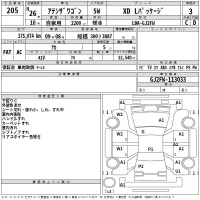 Mazda ATENZA WAGON лот № 205 оценка 3  с аукциона в Японии 2