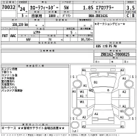 Toyota COROLLA FIELDER лот № 70032 оценка 3.5  с аукциона в Японии 2