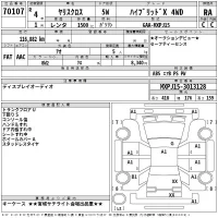Toyota YARIS CROSS лот № 70107 оценка RA  с аукциона в Японии 2
