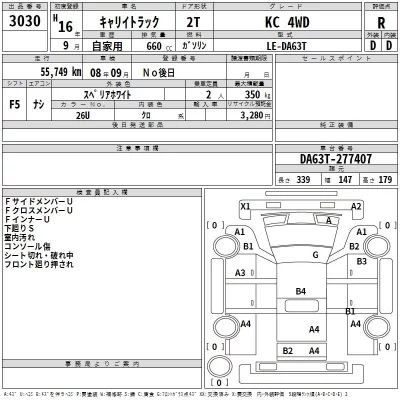 Suzuki CARRY TRUCK  с аукциона в Японии