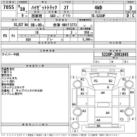 Daihatsu HIJET TRUCK лот № 7055 оценка 3  с аукциона в Японии 2