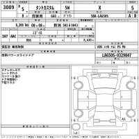 Daihatsu TANTO лот № 3009 оценка 5  с аукциона в Японии 2