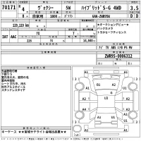 Toyota VOXY лот № 70171 оценка 3.5  с аукциона в Японии 2