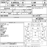 Honda N WGN лот № 73034 оценка R  с аукциона в Японии 2