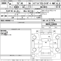 Suzuki WAGON R лот № 3004 оценка 4.5  с аукциона в Японии 2