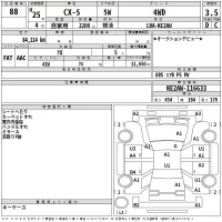 Mazda CX-5 лот № 88 оценка 3.5  с аукциона в Японии 2