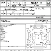Daihatsu Atrai Wagon лот № 7076 оценка 3.5  с аукциона в Японии 2
