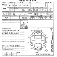 Volkswagen GOLF VARIANT лот № 90007 оценка 3.5  с аукциона в Японии 10