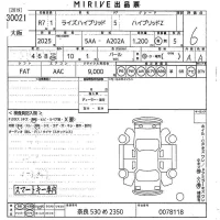 Toyota RAIZE лот № 30021 оценка 6  с аукциона в Японии 10