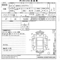 BMW MINI лот № 60038 оценка 3.5  с аукциона в Японии 10