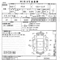 Mazda DEMIO лот № 30036 оценка 4  с аукциона в Японии 10
