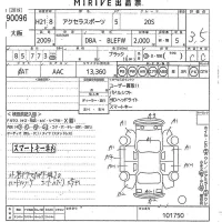 Mazda AXELA лот № 90096 оценка 3.5  с аукциона в Японии 10