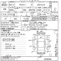 Toyota VOXY лот № 90247 оценка R  с аукциона в Японии 10