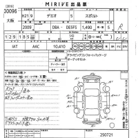 Mazda DEMIO лот № 30096 оценка R  с аукциона в Японии 10