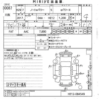 Nissan NOTE лот № 30087 оценка 4  с аукциона в Японии 10