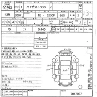 Daihatsu HIJET TRUCK лот № 90293 оценка 3  с аукциона в Японии 9