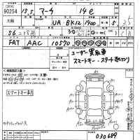 Nissan MARCH лот № 90254 оценка 3.5  с аукциона в Японии 10