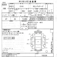 Mazda CX-8 лот № 30201 оценка 3.5  с аукциона в Японии 10
