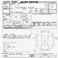 Nissan ATLAS лот № 20023 оценка 3.5  с аукциона в Японии 9