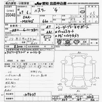 Suzuki HUSTLER лот № 35048 оценка 3.5  с аукциона в Японии 9