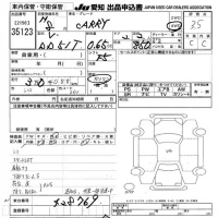 Suzuki CARRY TRUCK лот № 35123 оценка 3.5  с аукциона в Японии 9