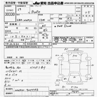 Toyota PORTE лот № 30330 оценка 3.5  с аукциона в Японии 9