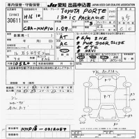 Toyota PORTE лот № 30611 оценка 3.5  с аукциона в Японии 9