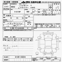Daihatsu HIJET TRUCK лот № 35204 оценка 3.5  с аукциона в Японии 9