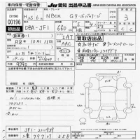 Honda N BOX лот № 196 оценка 3  с аукциона в Японии 9