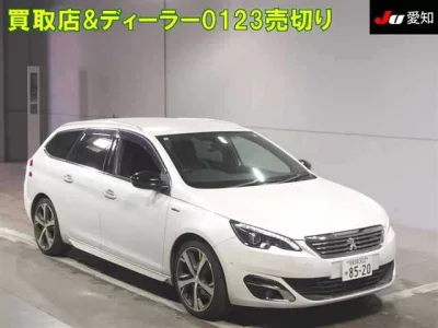 Peugeot 308  с аукциона в Японии