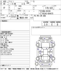 Nissan PINO лот № 4538 оценка 3  с аукциона в Японии 2