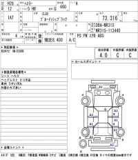 Suzuki HUSTLER лот № 3007 оценка 4  с аукциона в Японии 5