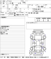Nissan MARCH лот № 4183 оценка 3.5  с аукциона в Японии 5