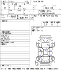 Daihatsu WAKE лот № 3088 оценка 3.5  с аукциона в Японии 5