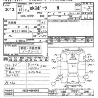 Mitsubishi EK SPORTS лот № 3013 оценка 3.5  с аукциона в Японии 2