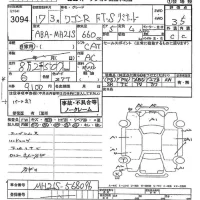 Suzuki WAGON R лот № 3094 оценка 3.5  с аукциона в Японии 6
