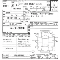 Mitsubishi PAJERO MINI лот № 6051 оценка R  с аукциона в Японии 10