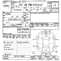 Suzuki WAGON R лот № 3089 оценка 4  с аукциона в Японии 10