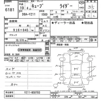 Nissan CUBE лот № 6181 оценка 3.5  с аукциона в Японии 11