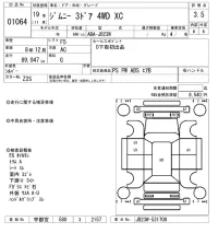 Suzuki JIMNY лот № 1064 оценка 3.5  с аукциона в Японии 8