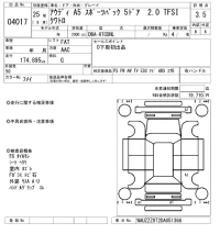 Audi A5 лот № 4017 оценка 3.5  с аукциона в Японии 8