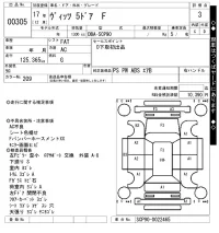 Toyota VITZ лот № 305 оценка 3  с аукциона в Японии 7