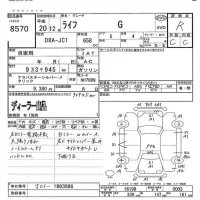 Honda LIFE лот № 8570 оценка R  с аукциона в Японии 5